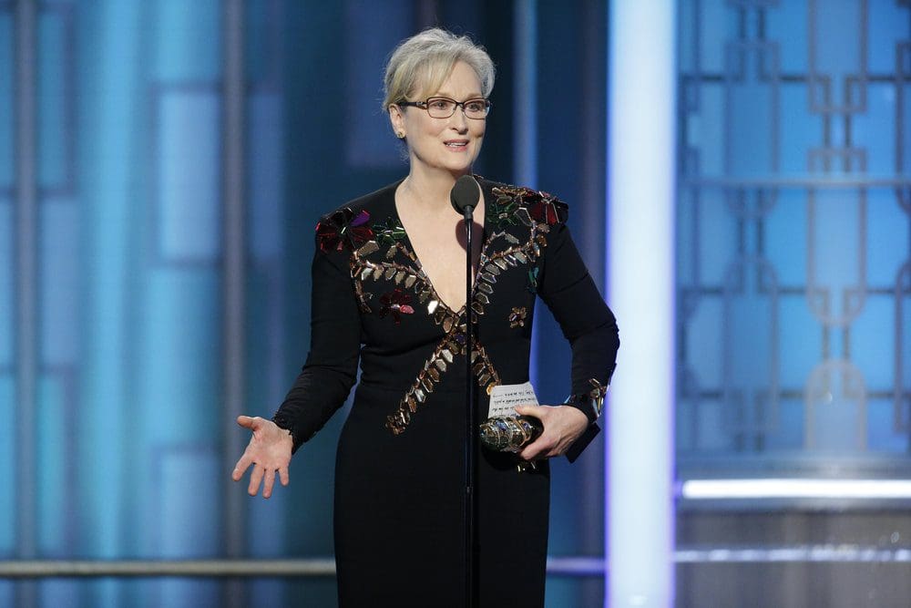 Meryl Streep at The Golden Globes