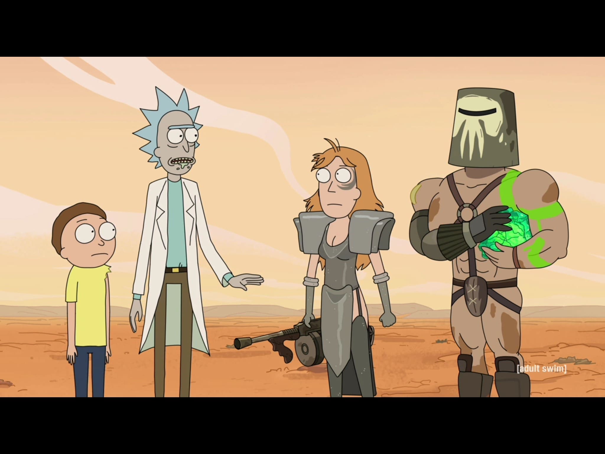 Rick and Morty Rickmancing the Stone