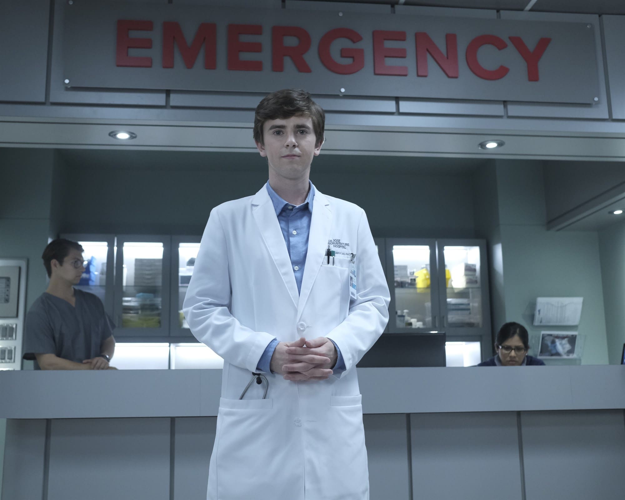 Freddie Highmore in The Good Doctor