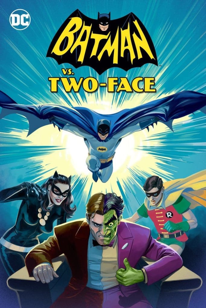 Batman vs Two Face Poster