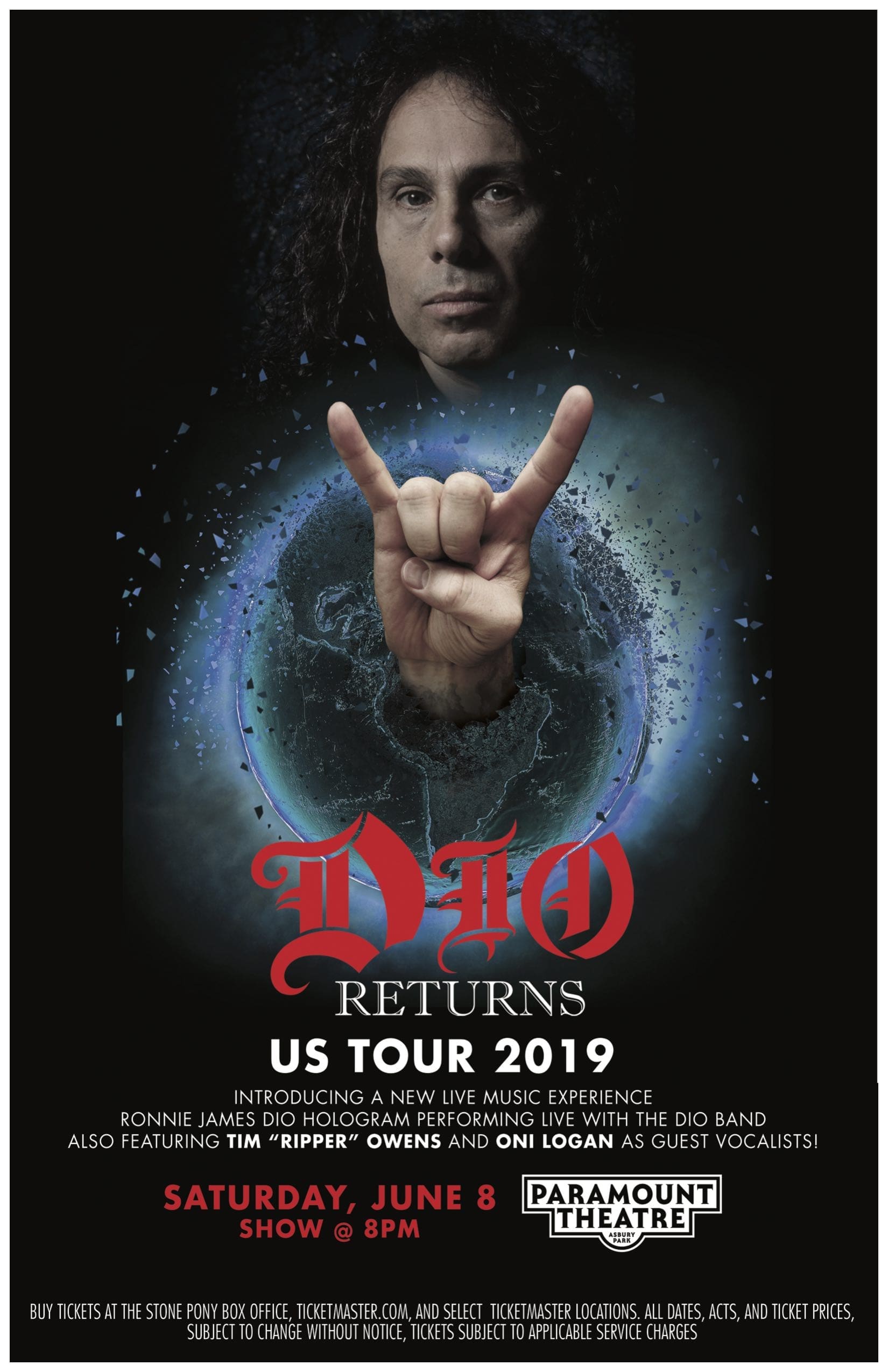 DIO Returns Tour Poster