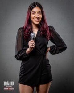 Pro wrestling commentator and interviewer Samira