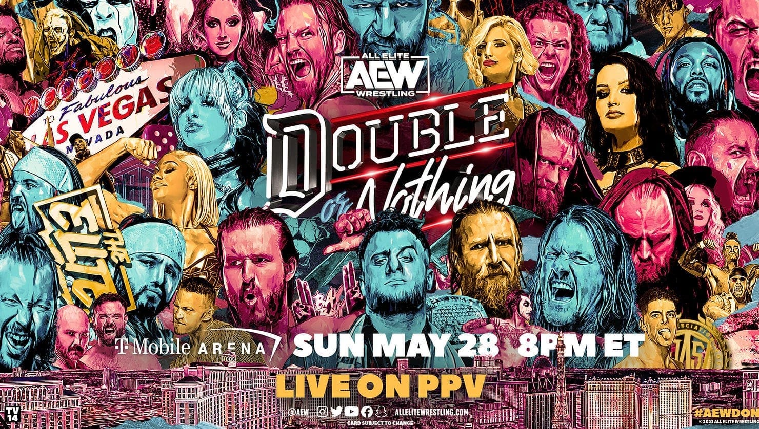 Poster for AEW Double or Nothing 2023