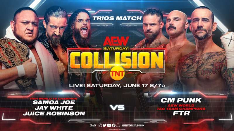 AEW Collision Main Even CMFTR vs. BC Gold & Samoa Joe