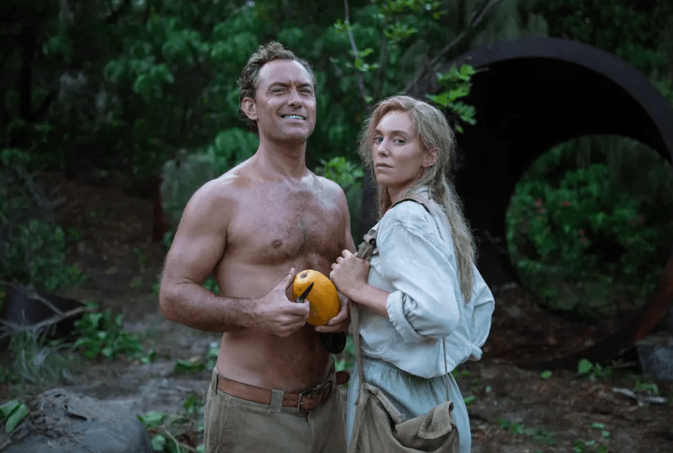 Jude Law and Vanessa Kirby in Ron Howard's Eden