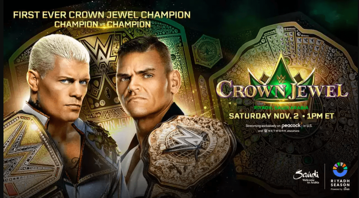 Gunther v Cody WWE Crown Jewel